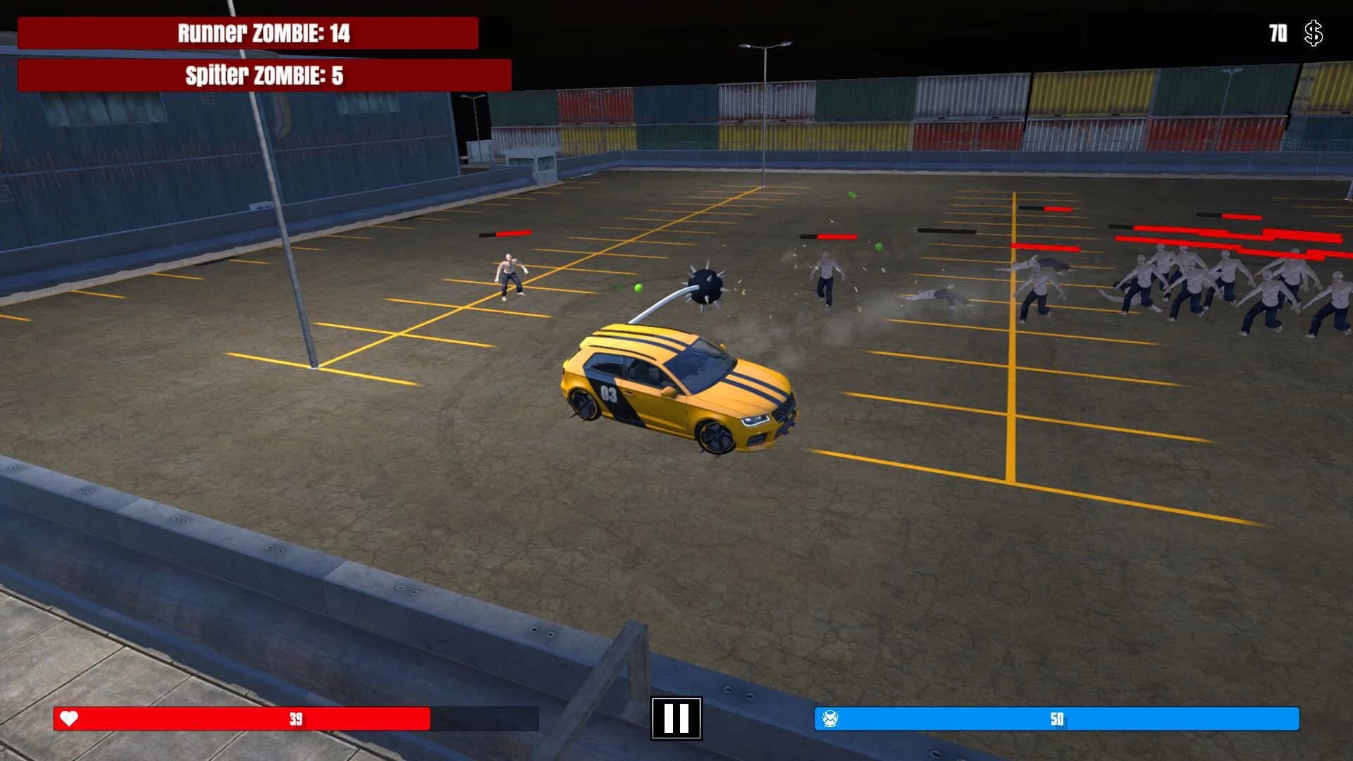 Drift Cars Zombie Crusher screenshot 1