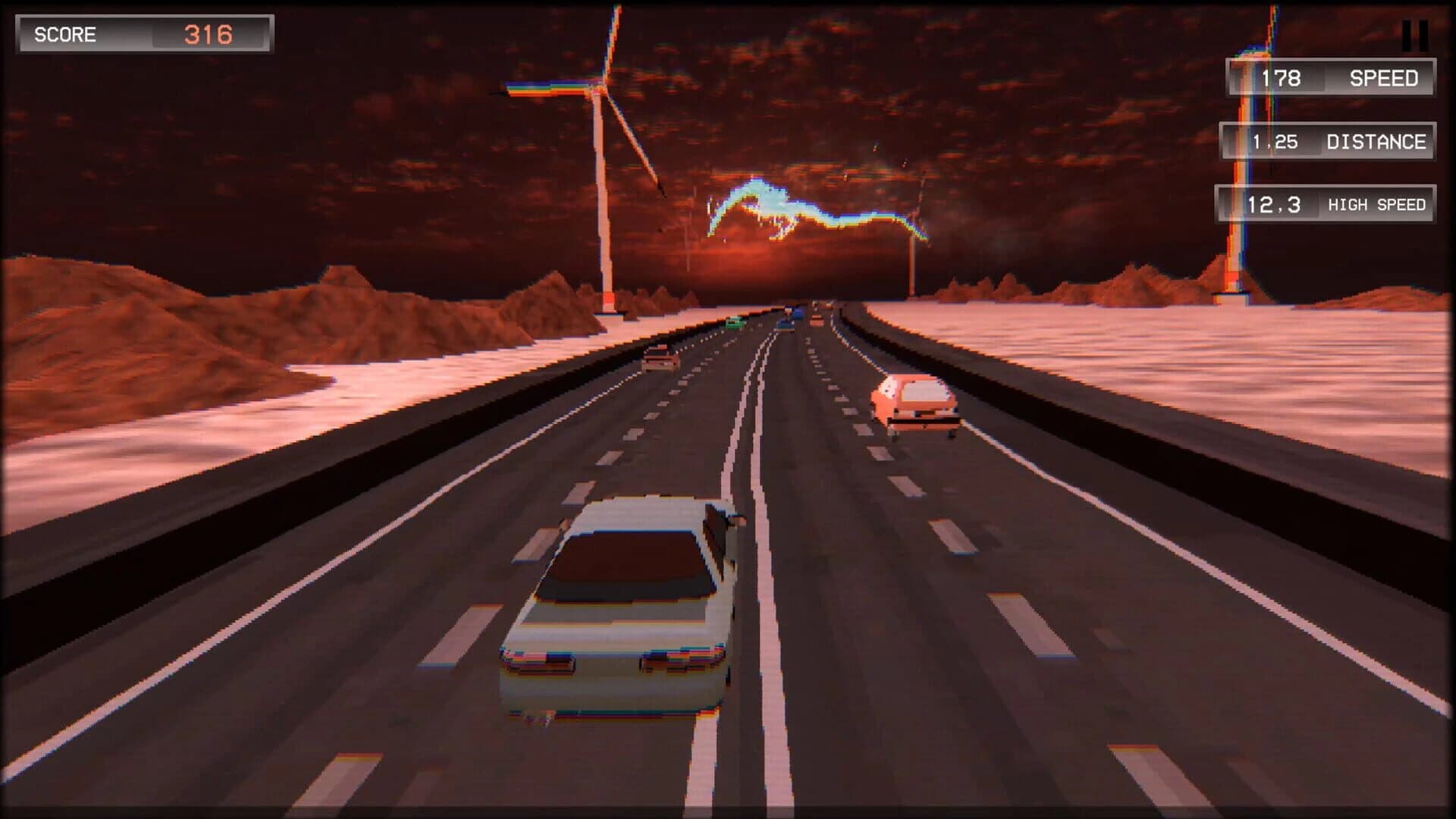 Drift Highway: Retro Console Edition screenshot 5
