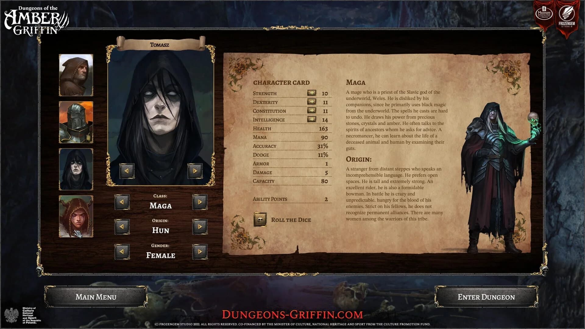 Dungeons of the Amber Griffin screenshot 1