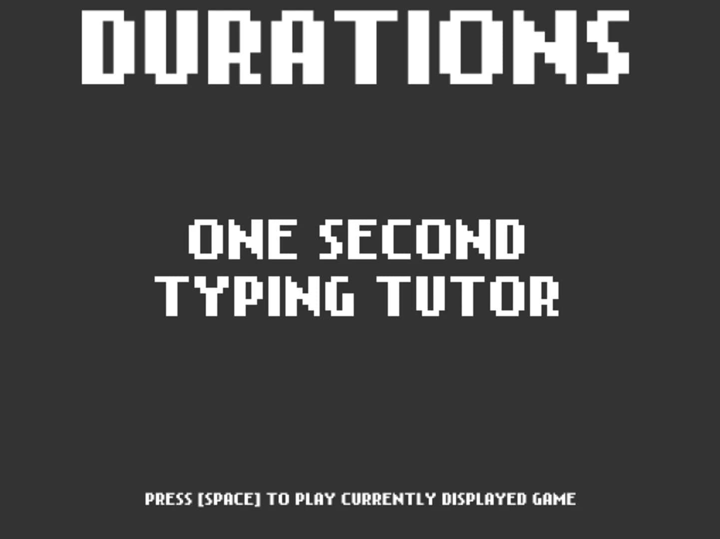 Durations screenshot 2