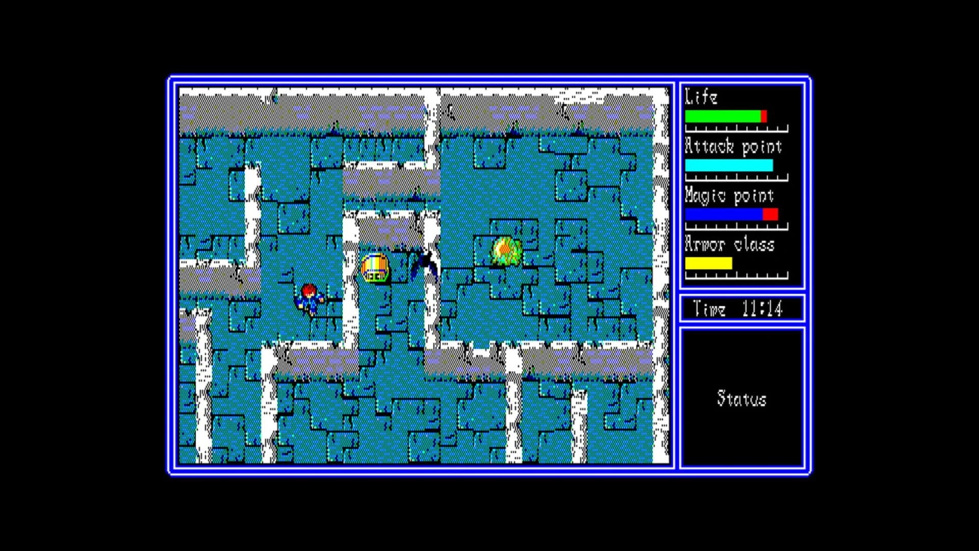 Eggconsole: Hydlide 3 - PC-8801mkIISR screenshot 1