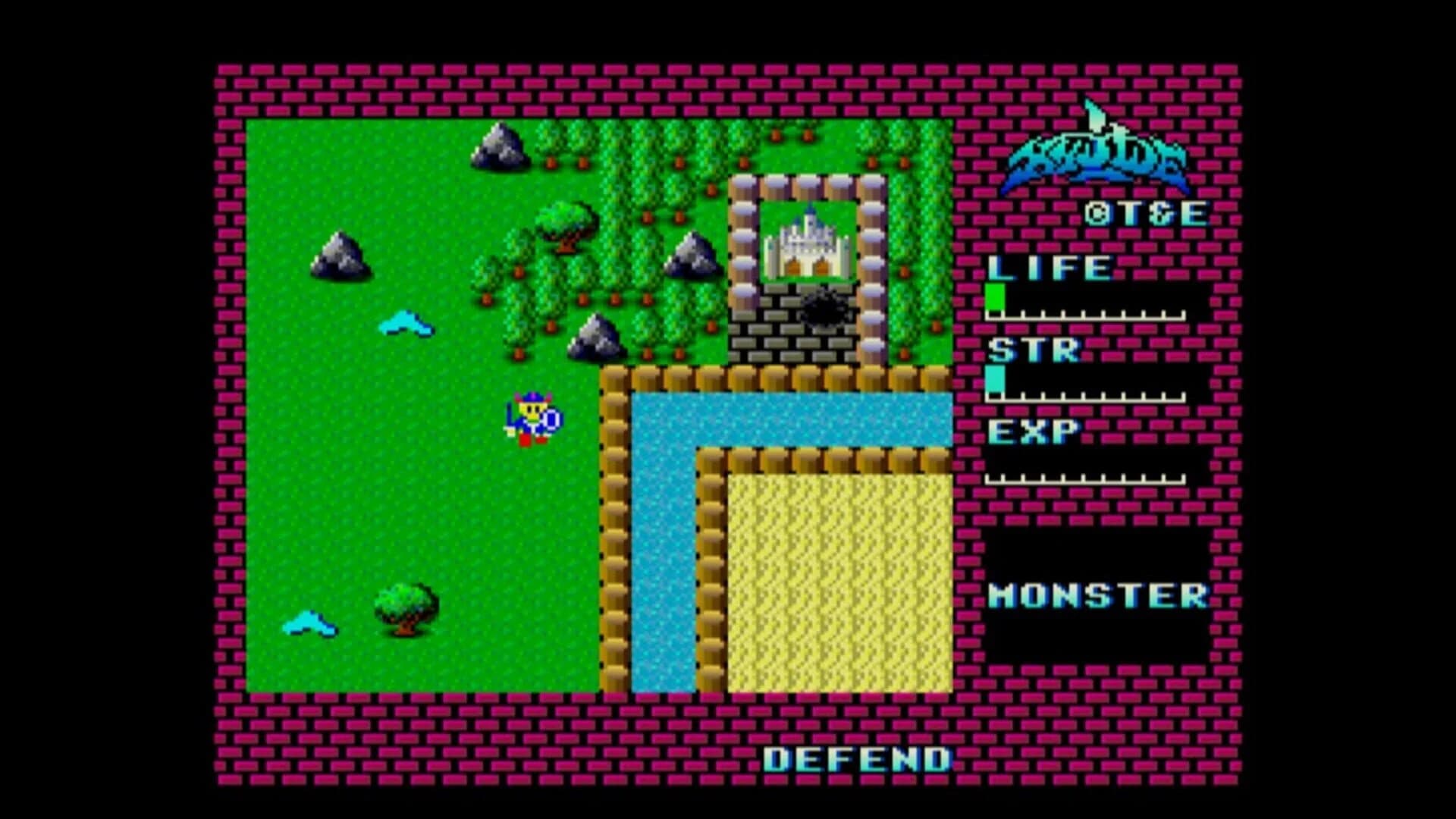 Eggconsole Hydlide MSX2 screenshot 1