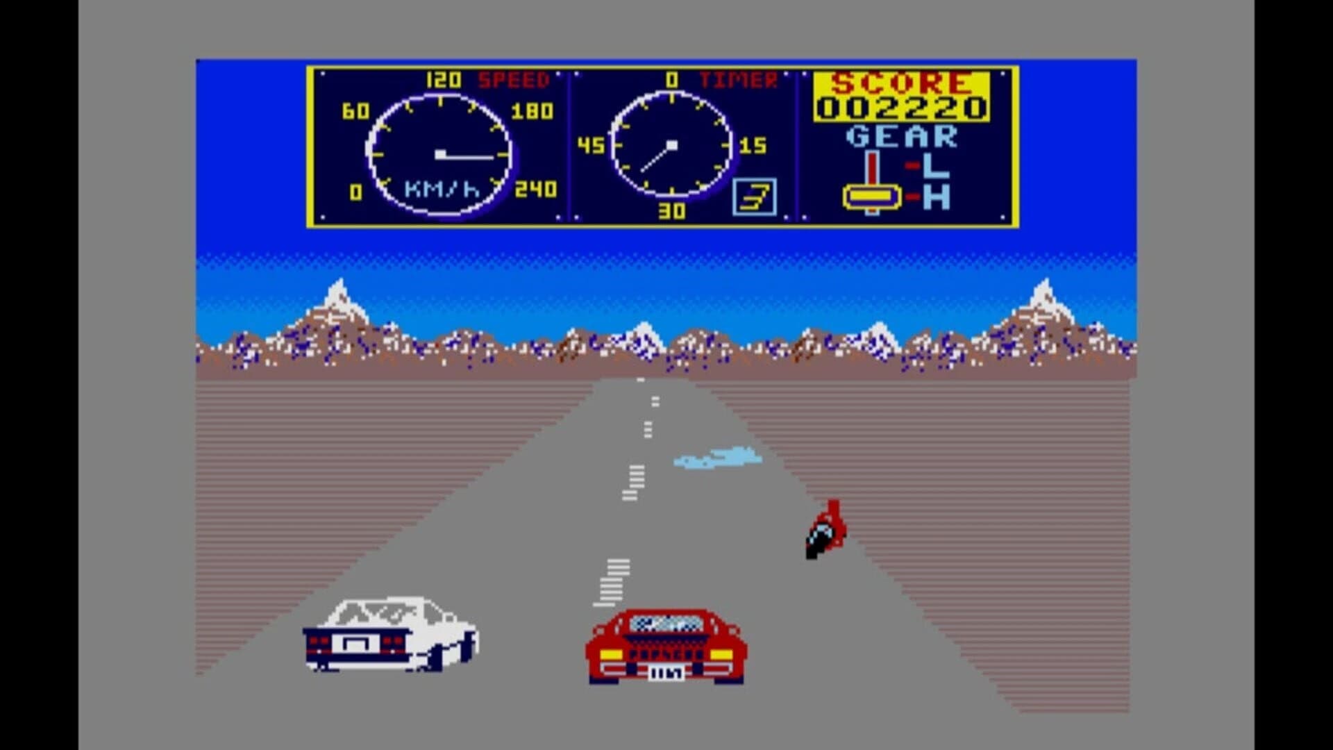 Eggconsole Mad Rider MSX2 screenshot 3