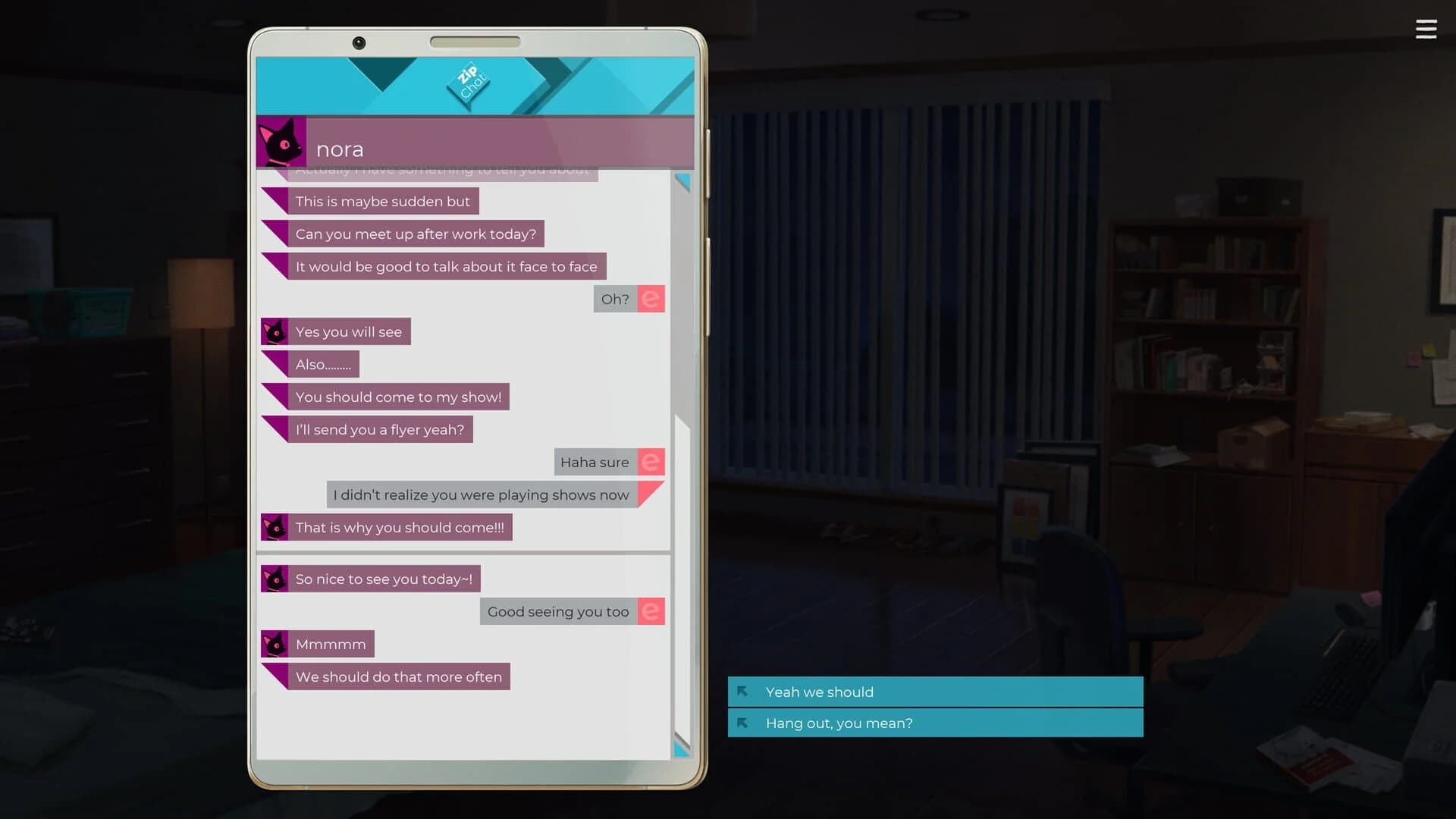 Eliza screenshot 2