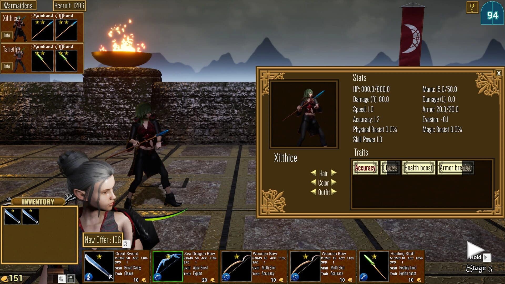 Elven Warmaiden screenshot 2