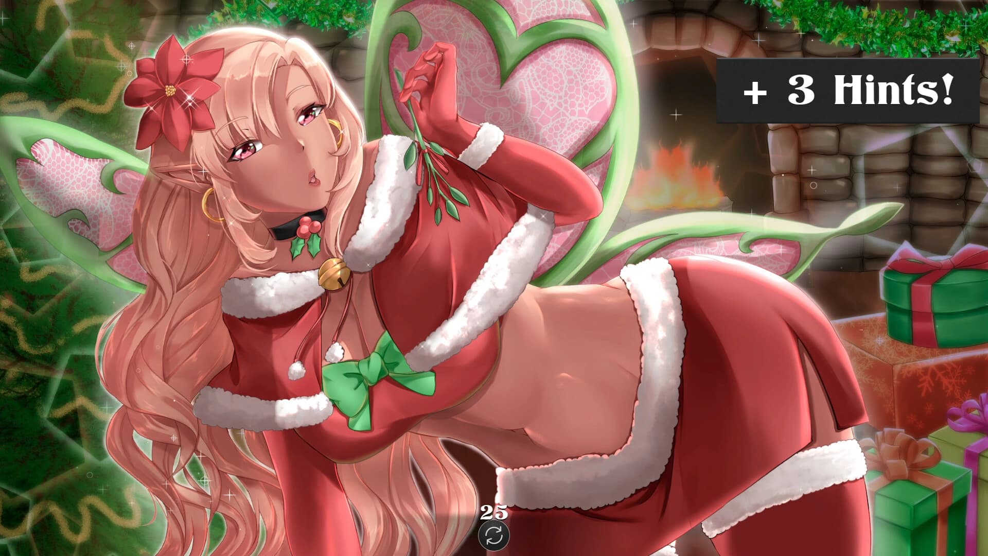 Elves Christmas Hentai Puzzle screenshot 3