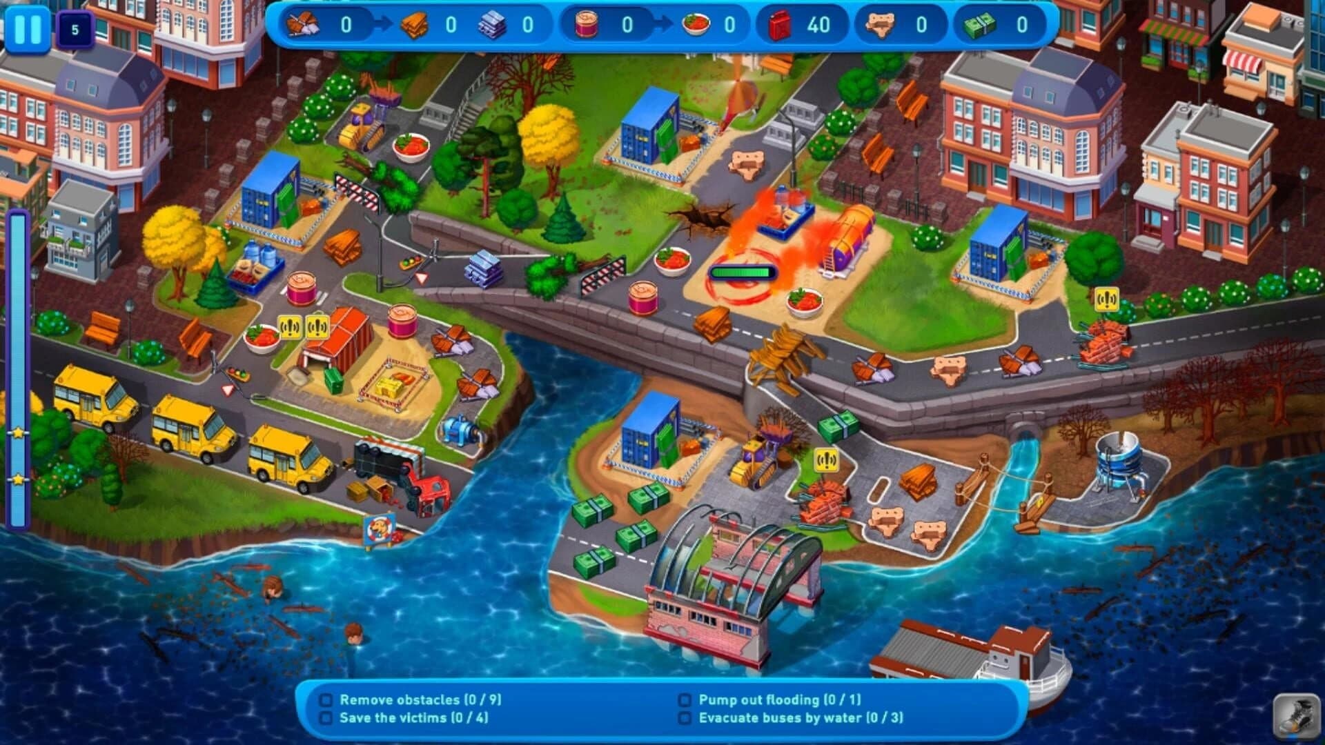 Emergency Crew: Volcano Eruption screenshot 2