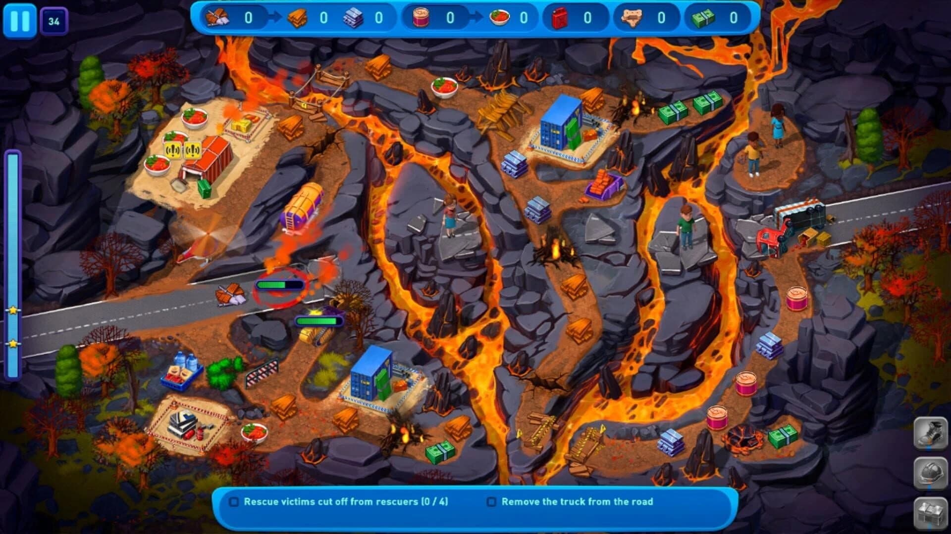 Emergency Crew: Volcano Eruption screenshot 3