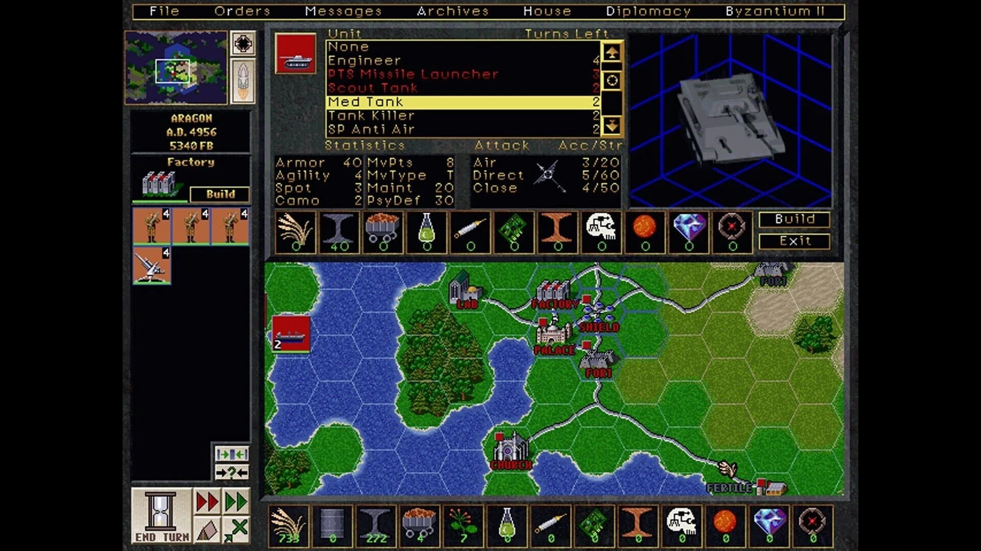 Emperor of the Fading Suns screenshot 4