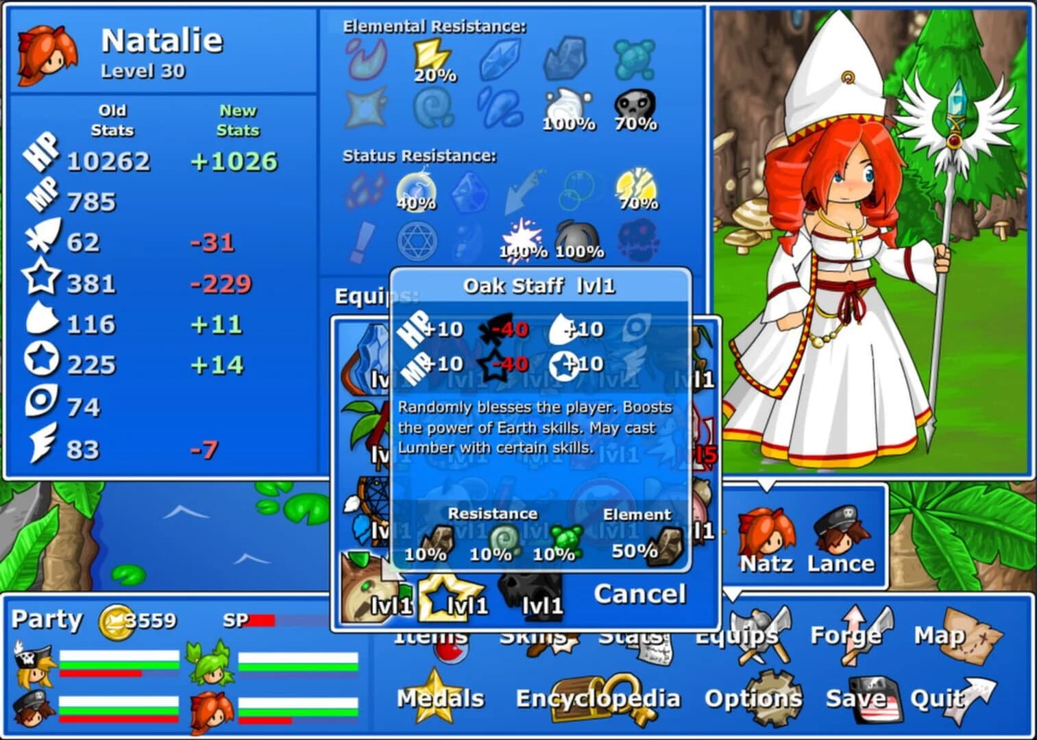 Epic Battle Fantasy 4 screenshot 1