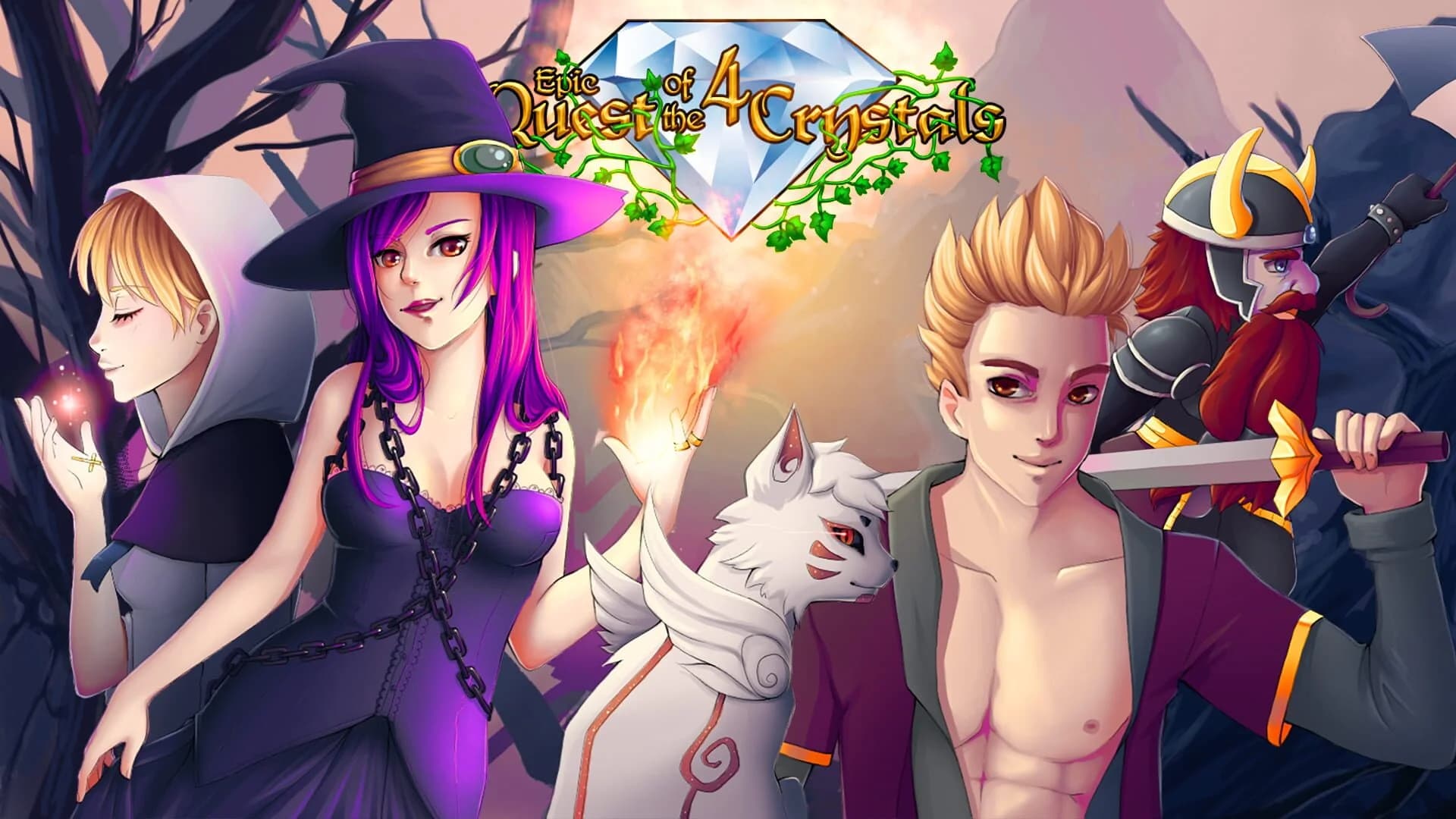 Epic Quest of the 4 Crystals screenshot 2