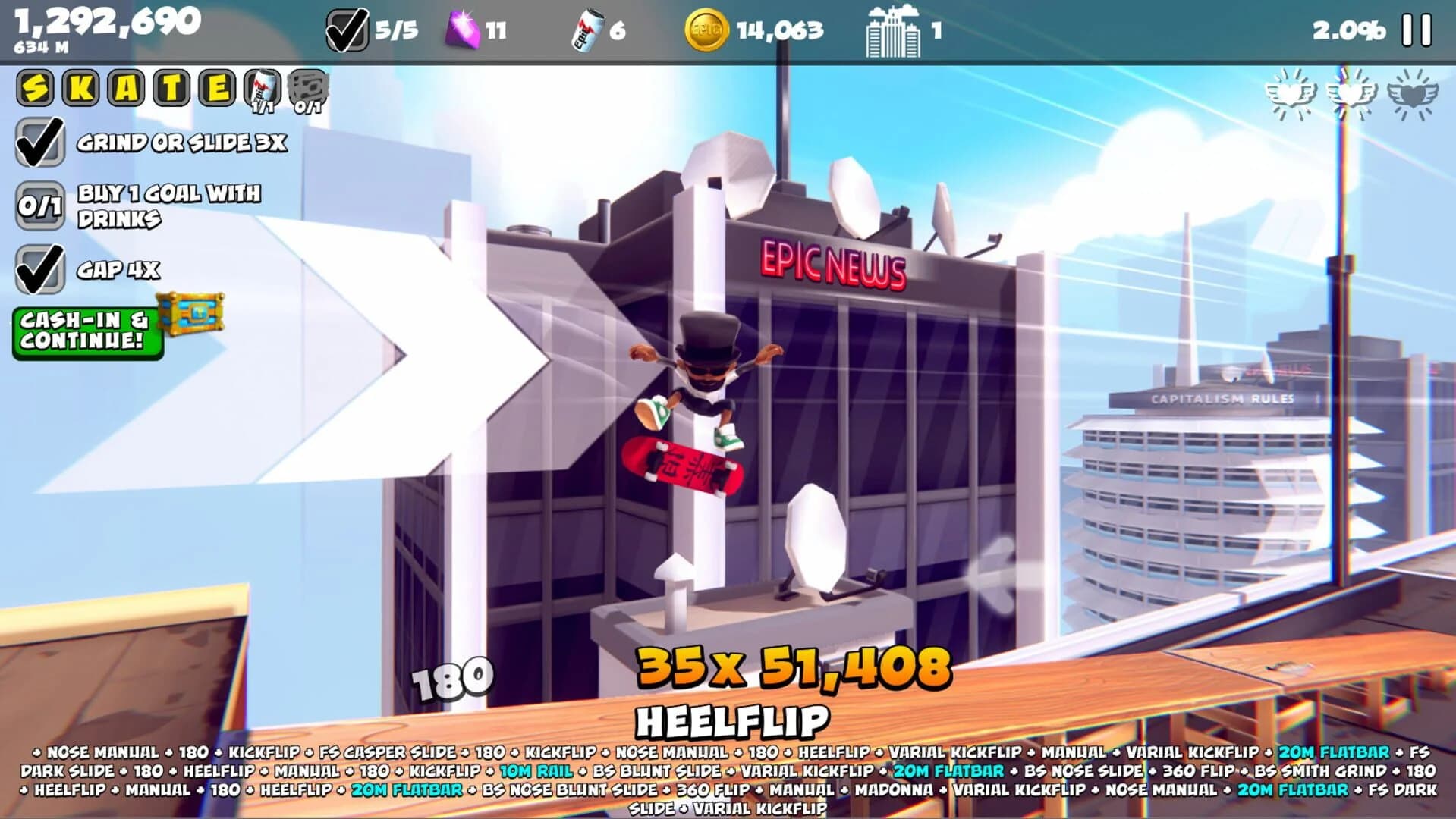 Epic Skater 2 screenshot 1