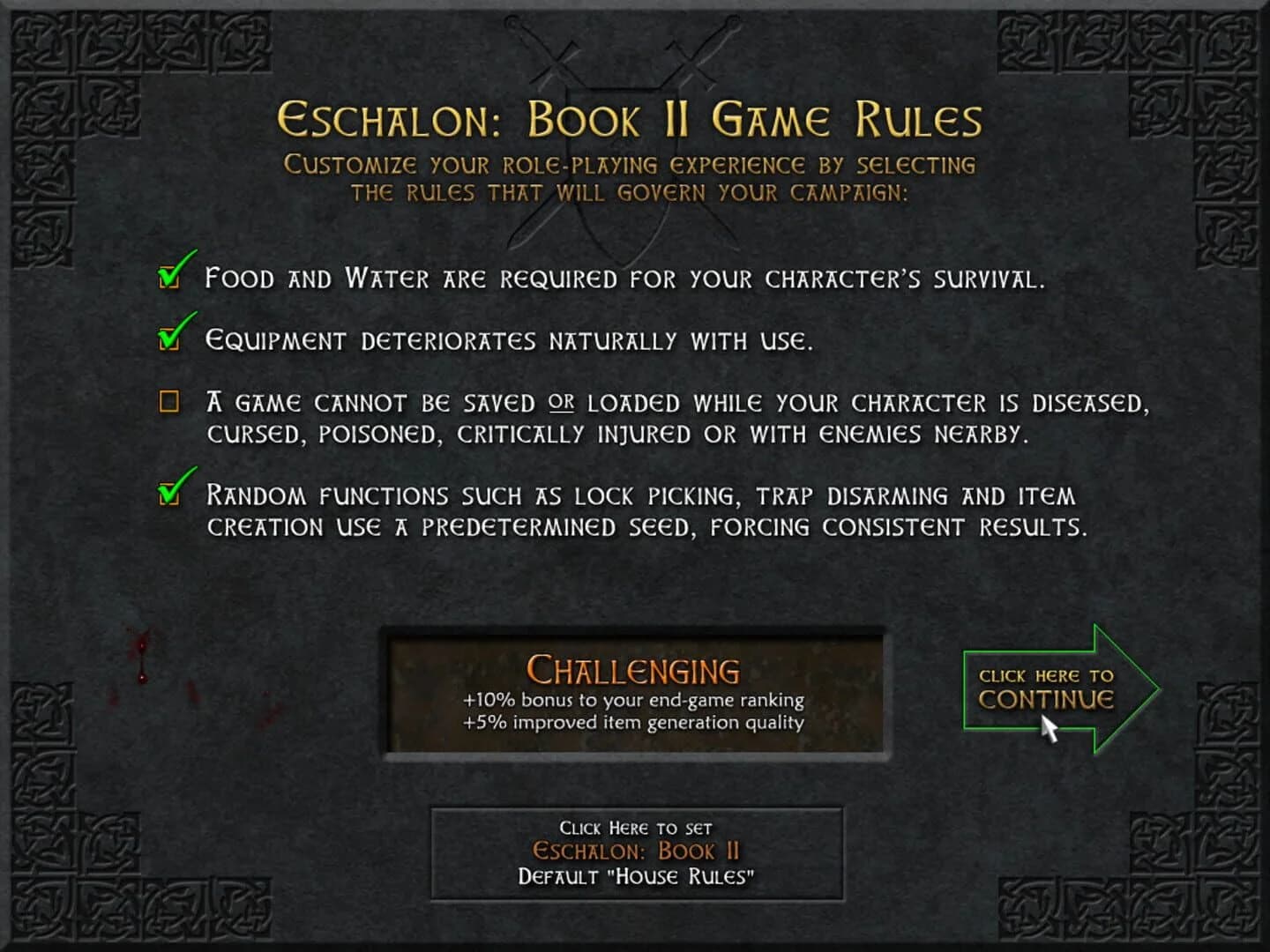 Eschalon: Book II screenshot 1