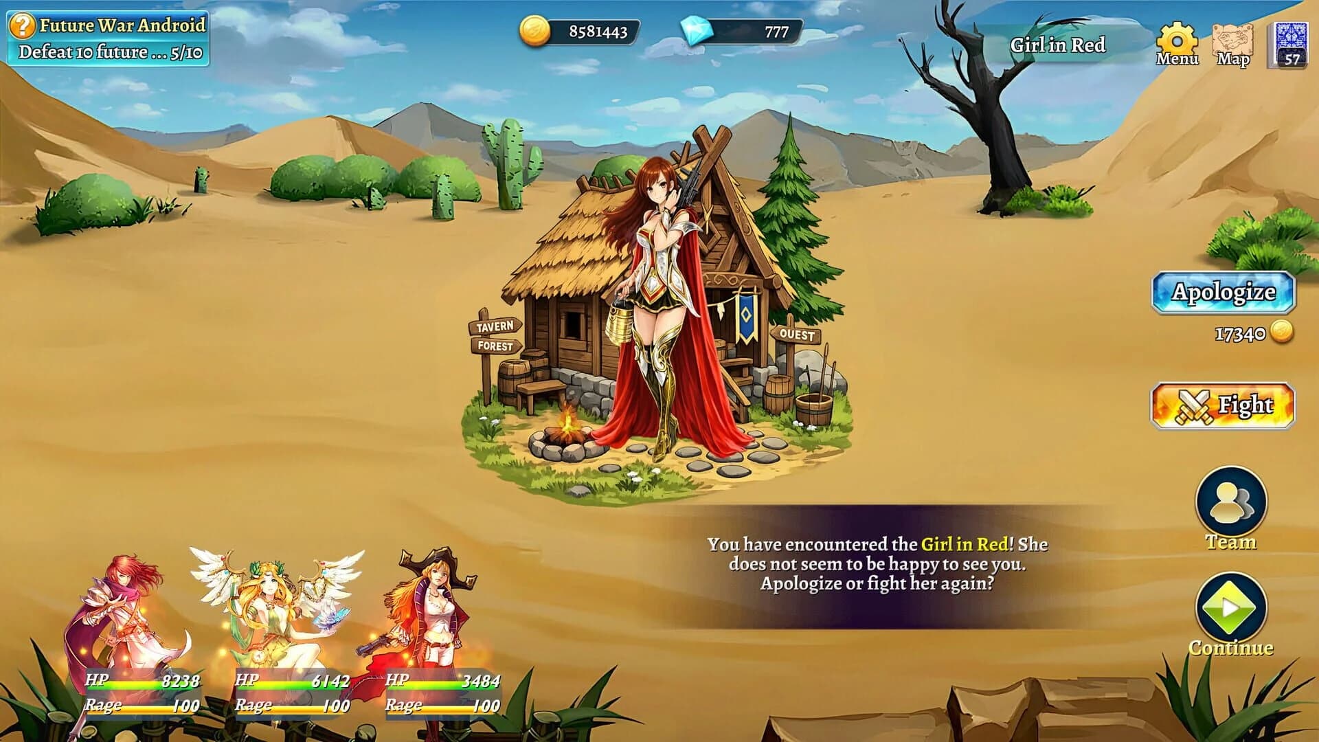 Eternal Dreams: Poker RPG screenshot 4