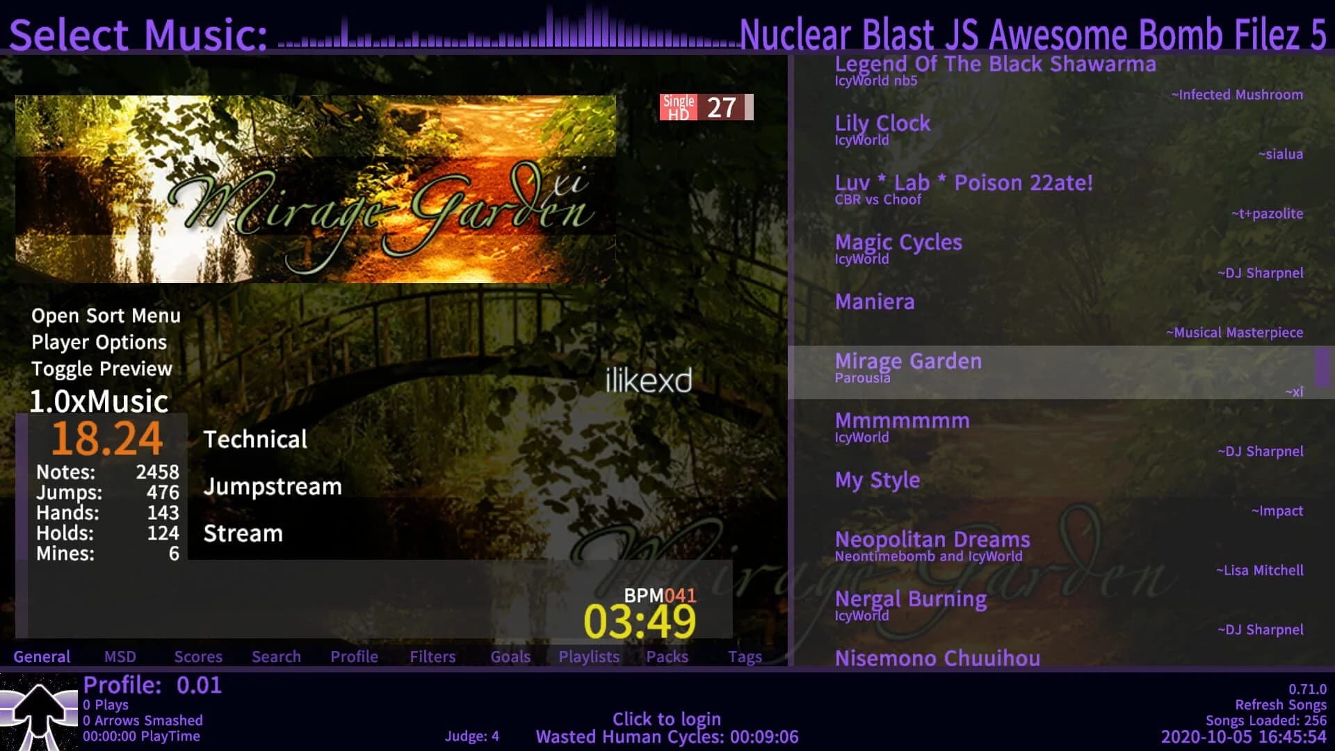 Etterna screenshot 2