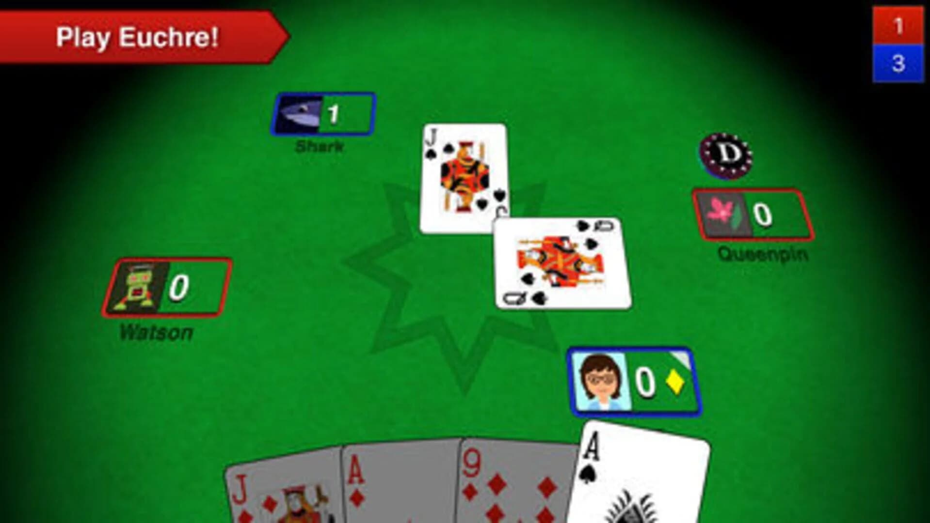 Euchre 3D Pro screenshot 4