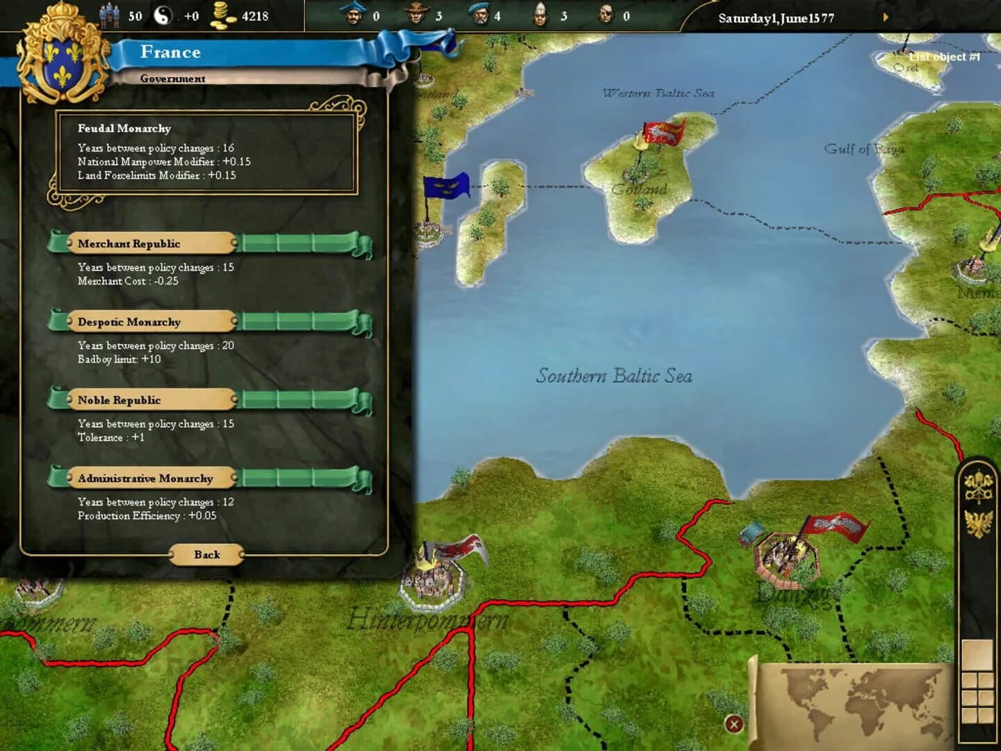 Europa Universalis III screenshot 3