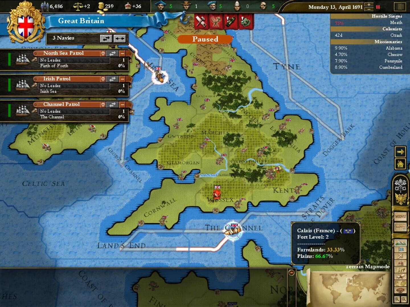 Europa Universalis III: In Nomine screenshot 2