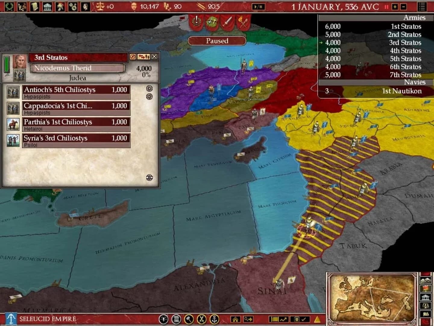 Europa Universalis: Rome - Gold Edition screenshot 2