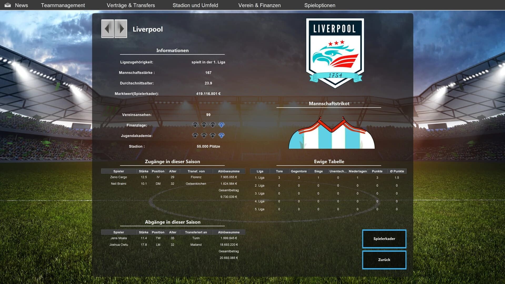 European Football Dynasty 2023 screenshot 4
