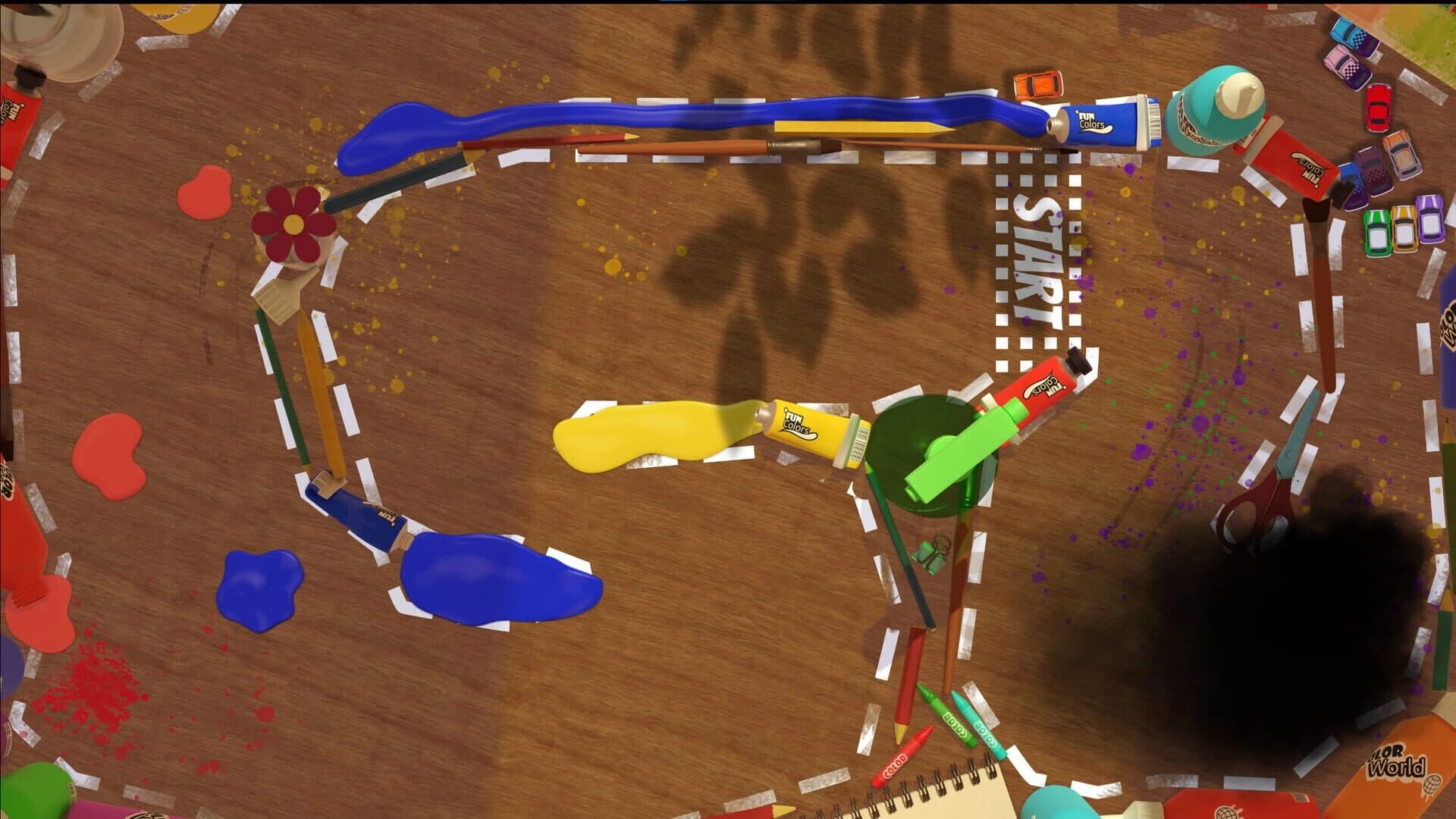Event Race: Bob's Art Table Tracks screenshot 2