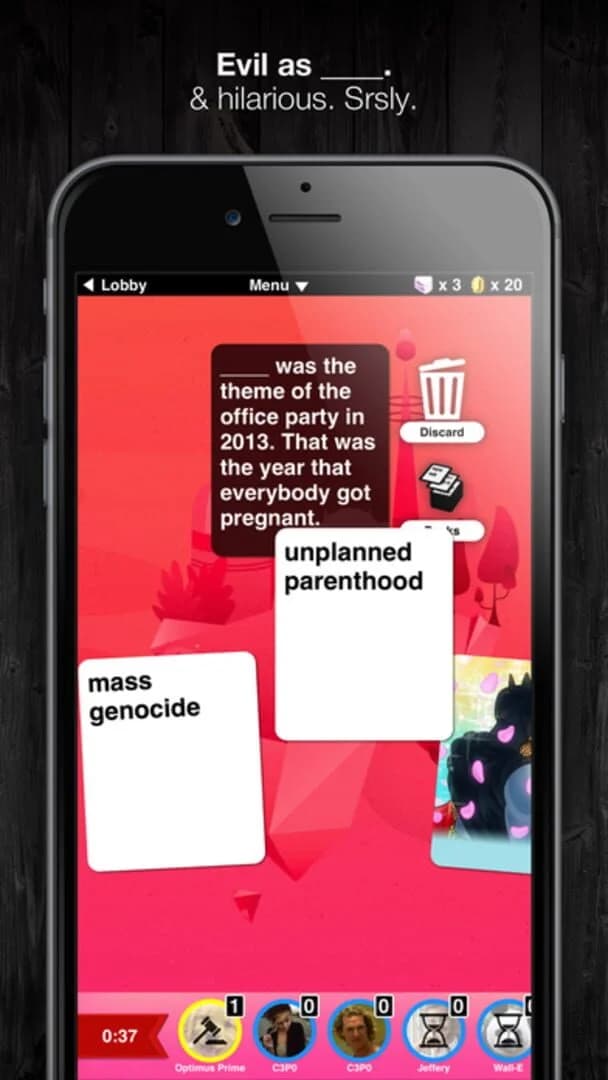 Evil Apples: Dirty as ____. screenshot 3