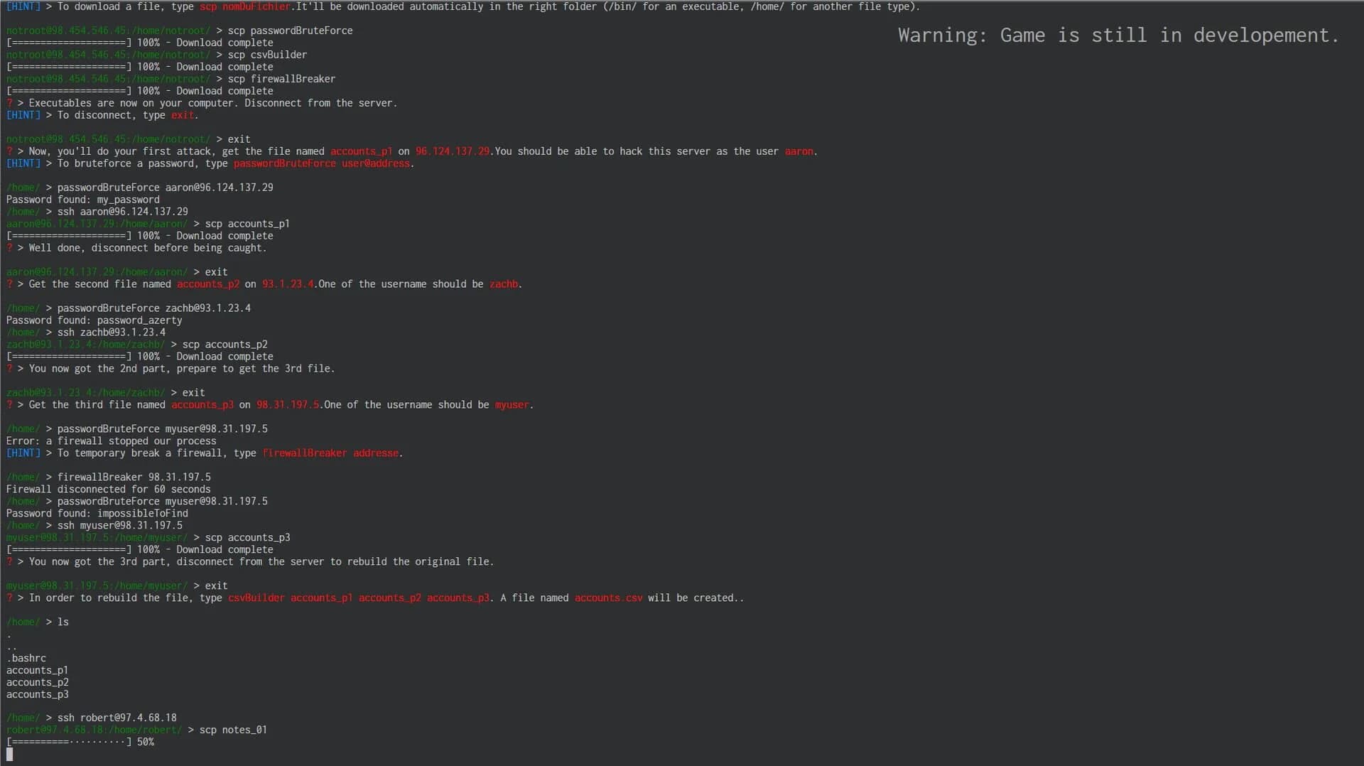 Extortion screenshot 1