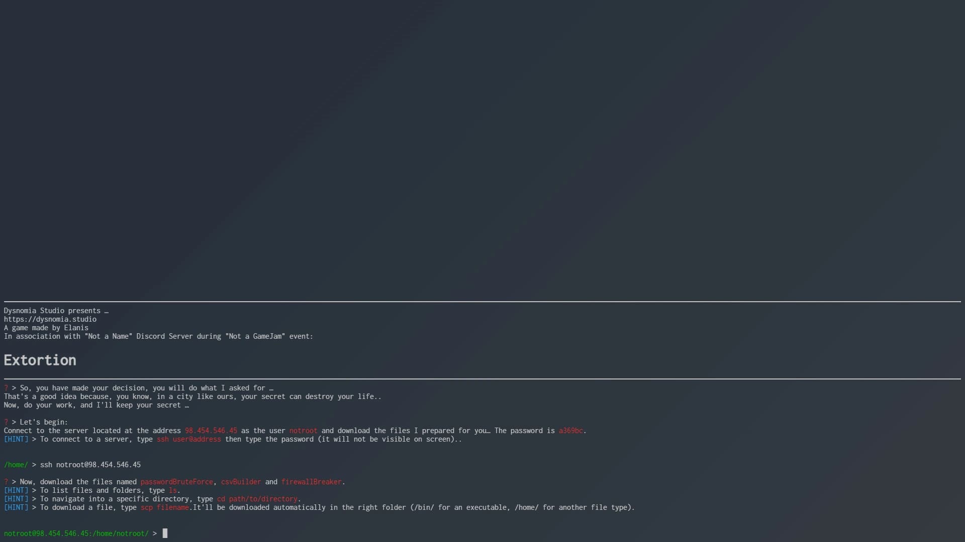 Extortion screenshot 4
