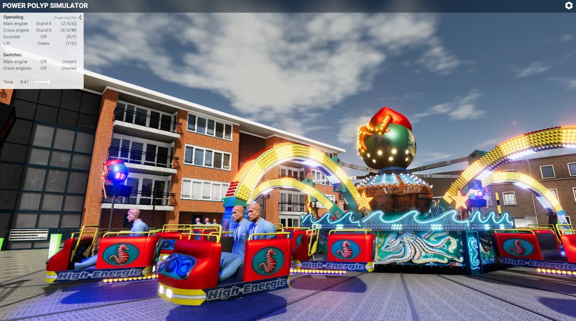 Fairground Power Polyp Simulator screenshot 4