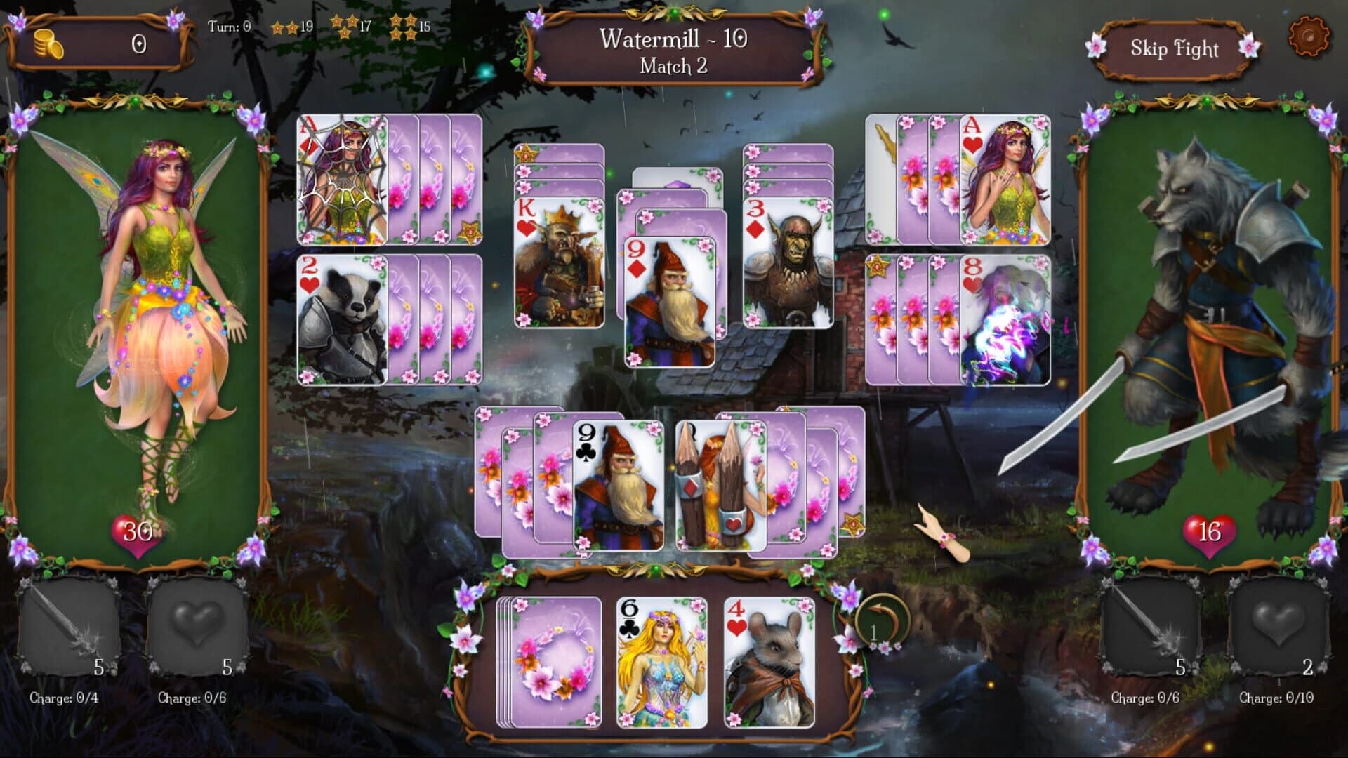 Fairyland Solitaire screenshot 1