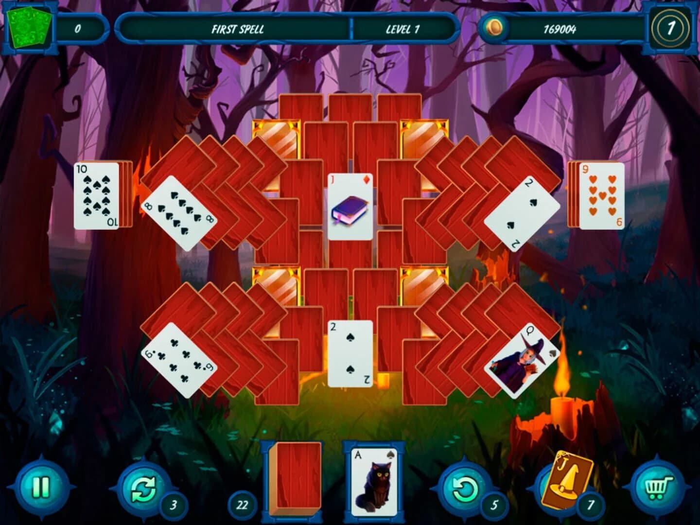 Fairytale Solitaire: Witch Charms screenshot 5