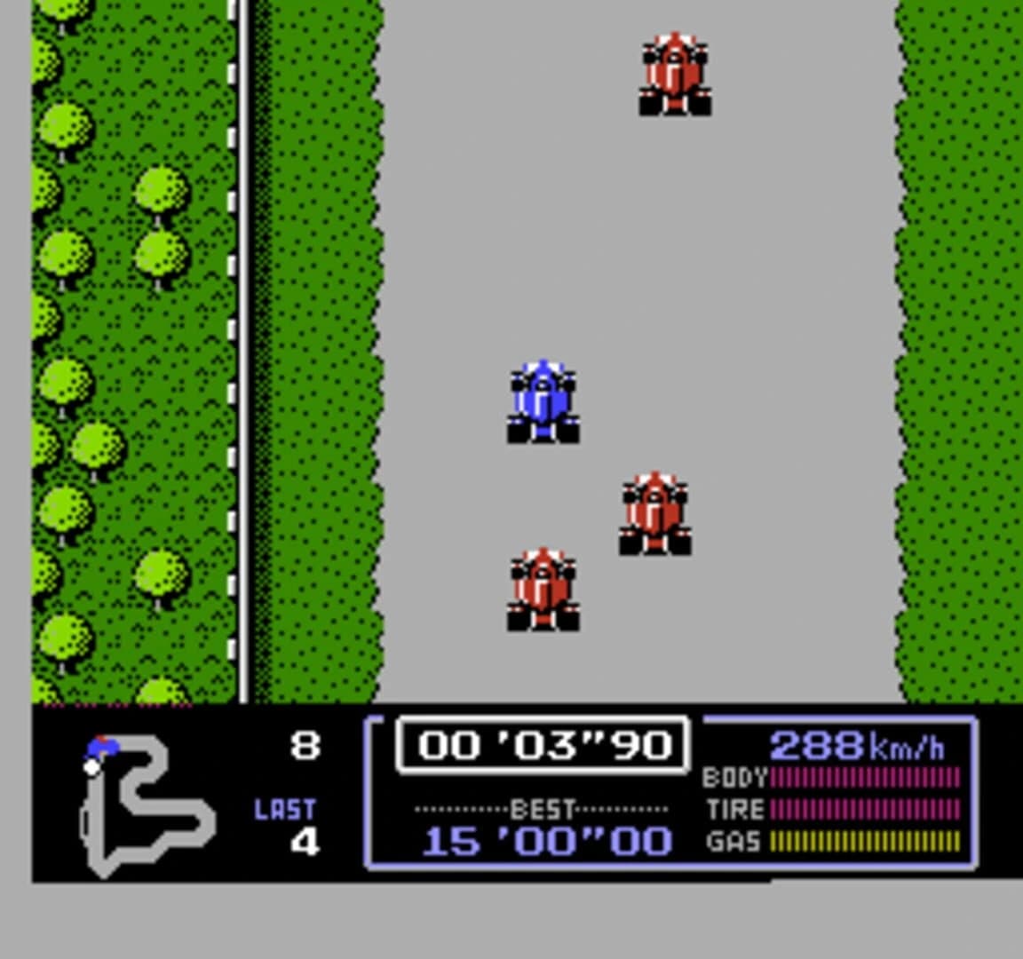 Famicom Grand Prix: F-1 Race screenshot 4