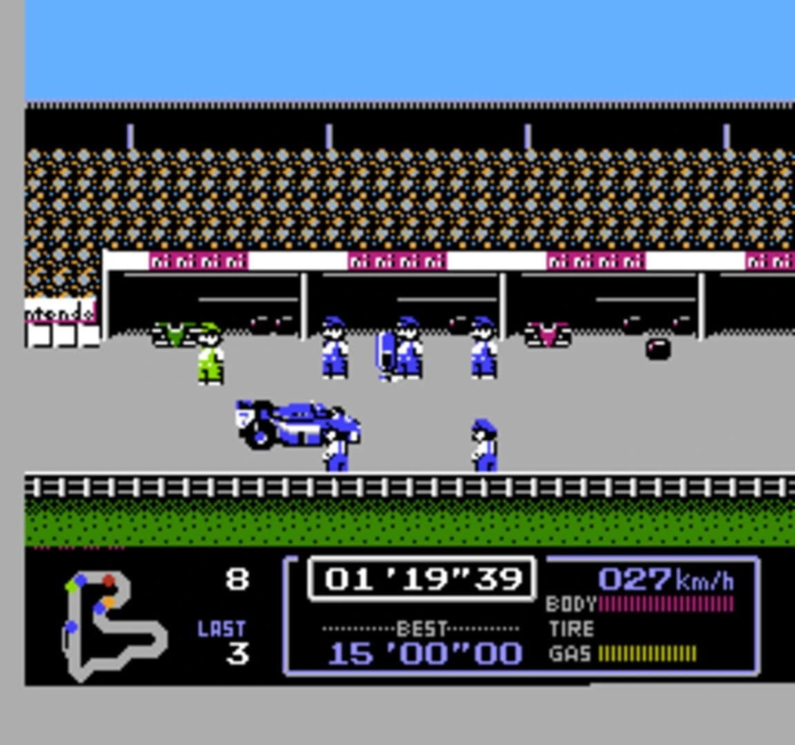 Famicom Grand Prix: F-1 Race screenshot 1
