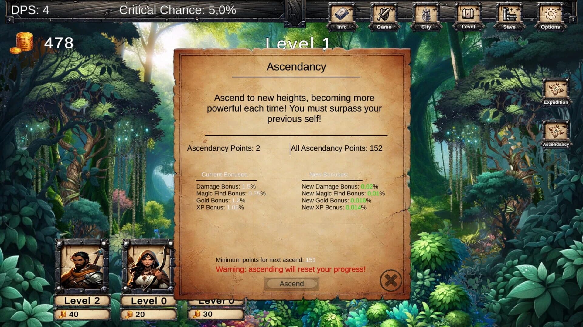 Fantasy Clicker screenshot 4