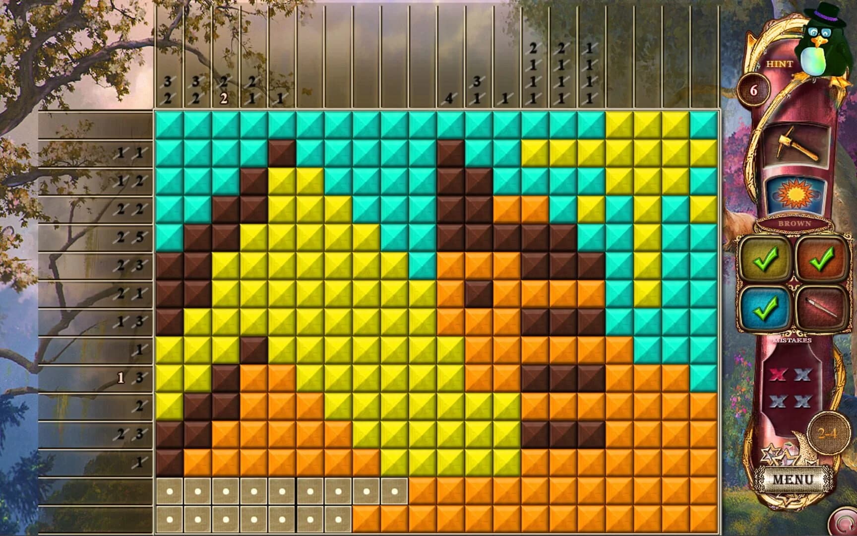 Fantasy Mosaics 14: Fourth Color screenshot 1