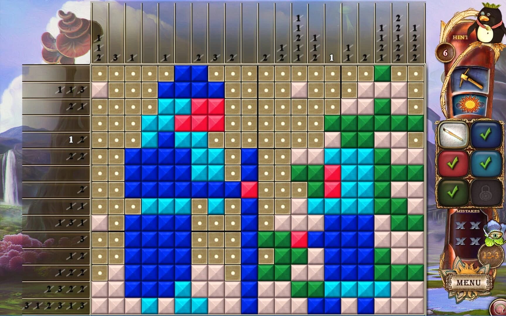 Fantasy Mosaics 19: Edge of the World screenshot 2