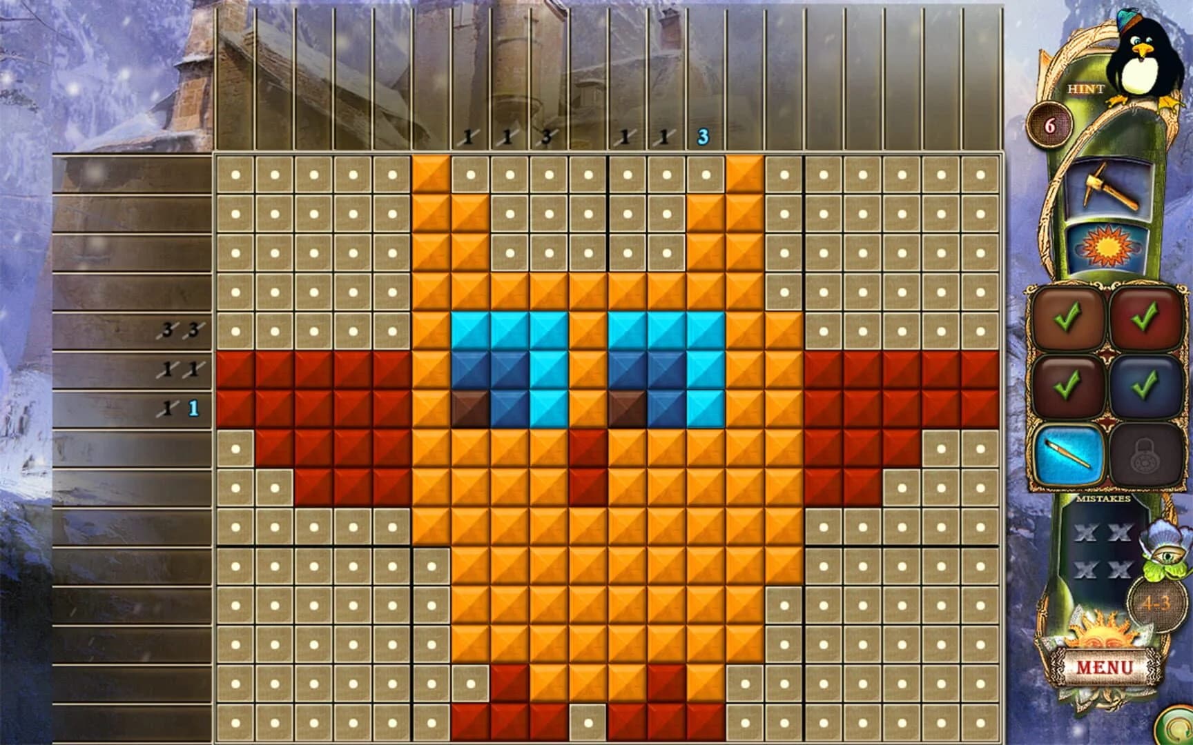 Fantasy Mosaics 23: Magic Forest screenshot 3