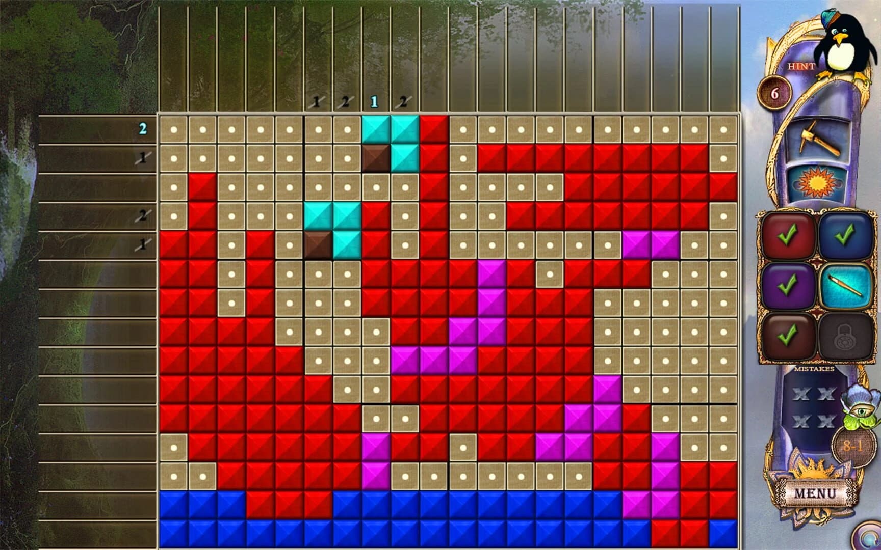 Fantasy Mosaics 24: Deserted Island screenshot 4
