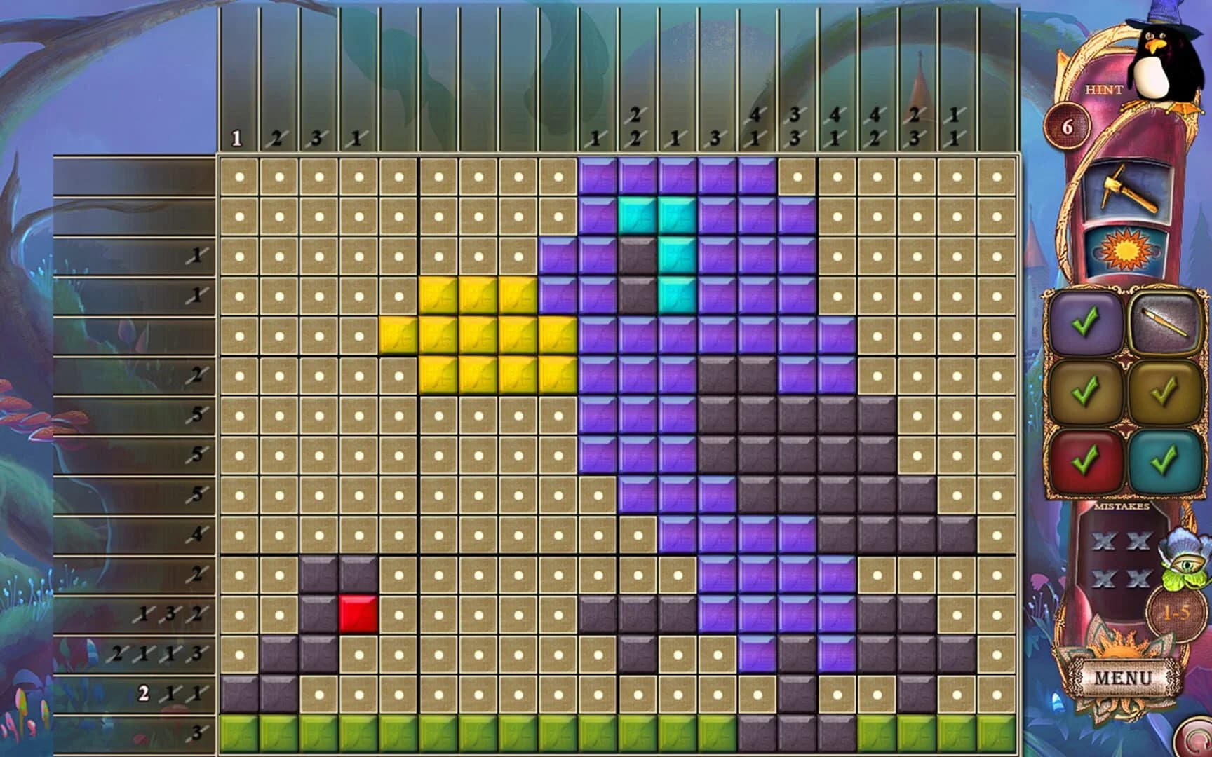 Fantasy Mosaics 26: Fairytale Garden screenshot 5