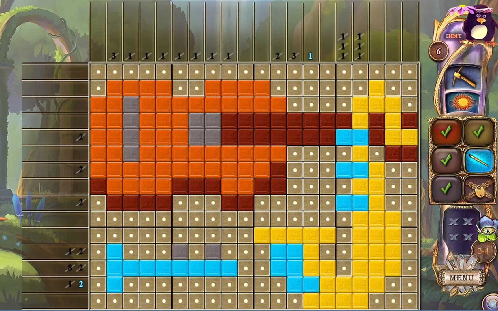 Fantasy Mosaics 27: Secret Colors screenshot 4