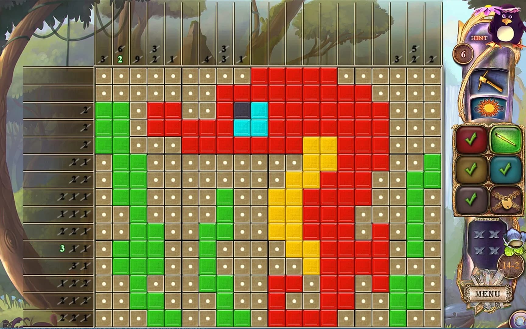 Fantasy Mosaics 27: Secret Colors screenshot 5