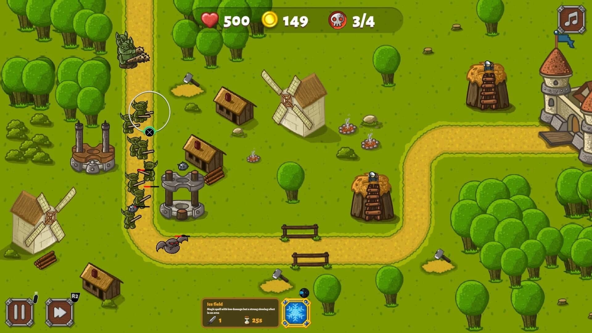 Fantasy Tower Defense screenshot 3