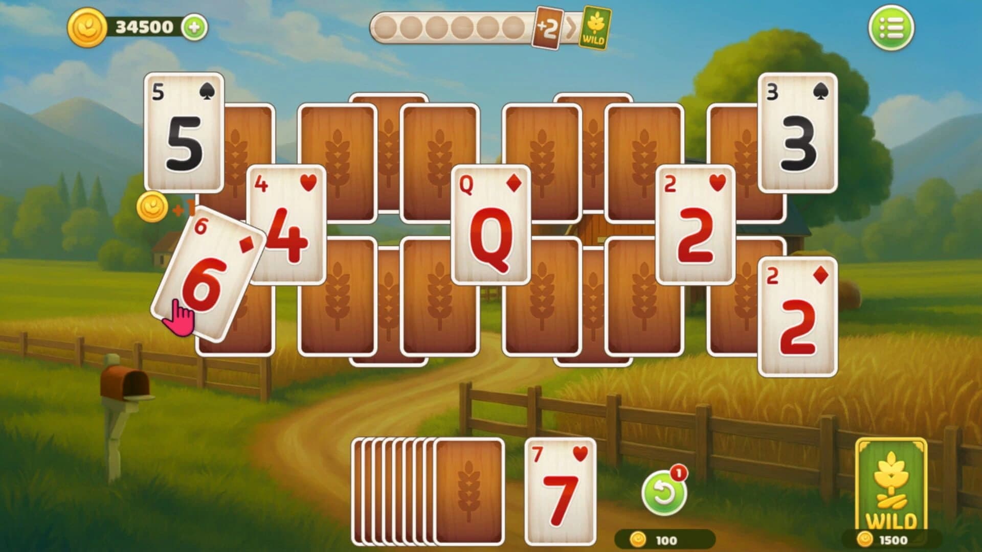 Farming TriPeaks Solitaire screenshot 3