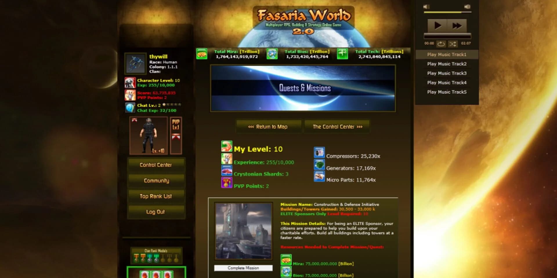 Fasaria World Online screenshot 4