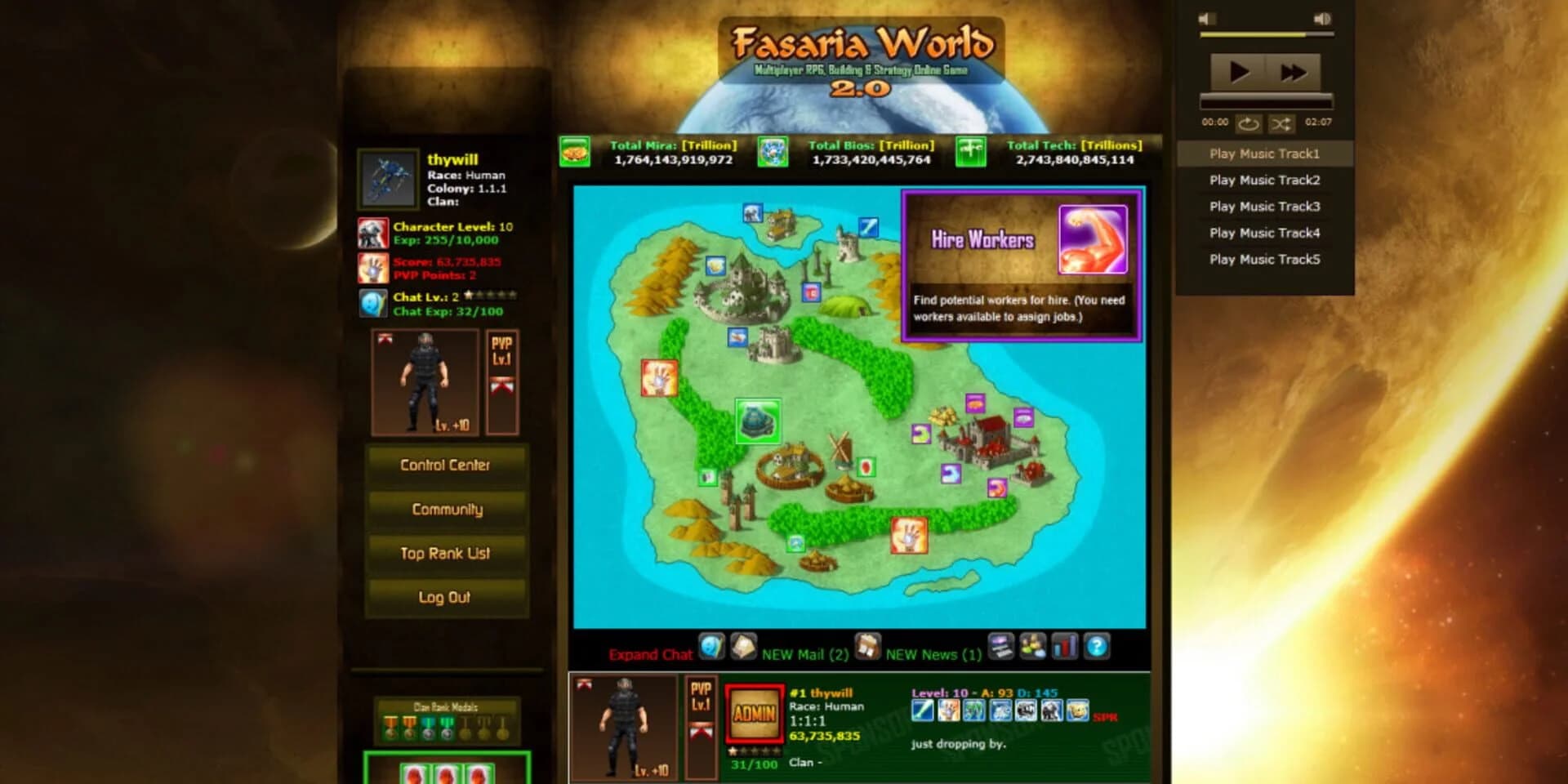 Fasaria World Online screenshot 3
