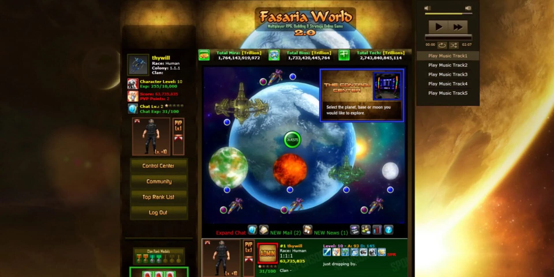 Fasaria World Online screenshot 1