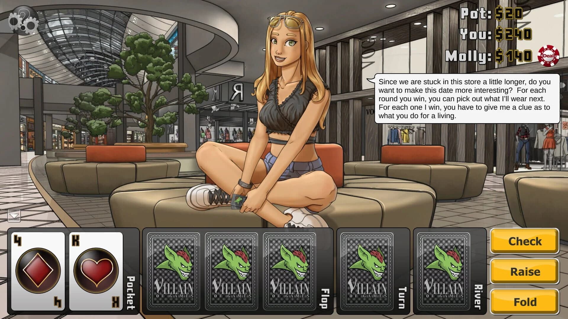 Fashion Holiday: A Game of Texas Hold 'Em screenshot 3