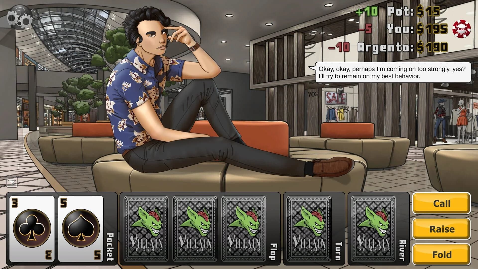 Fashion Holiday: A Game of Texas Hold 'Em screenshot 4