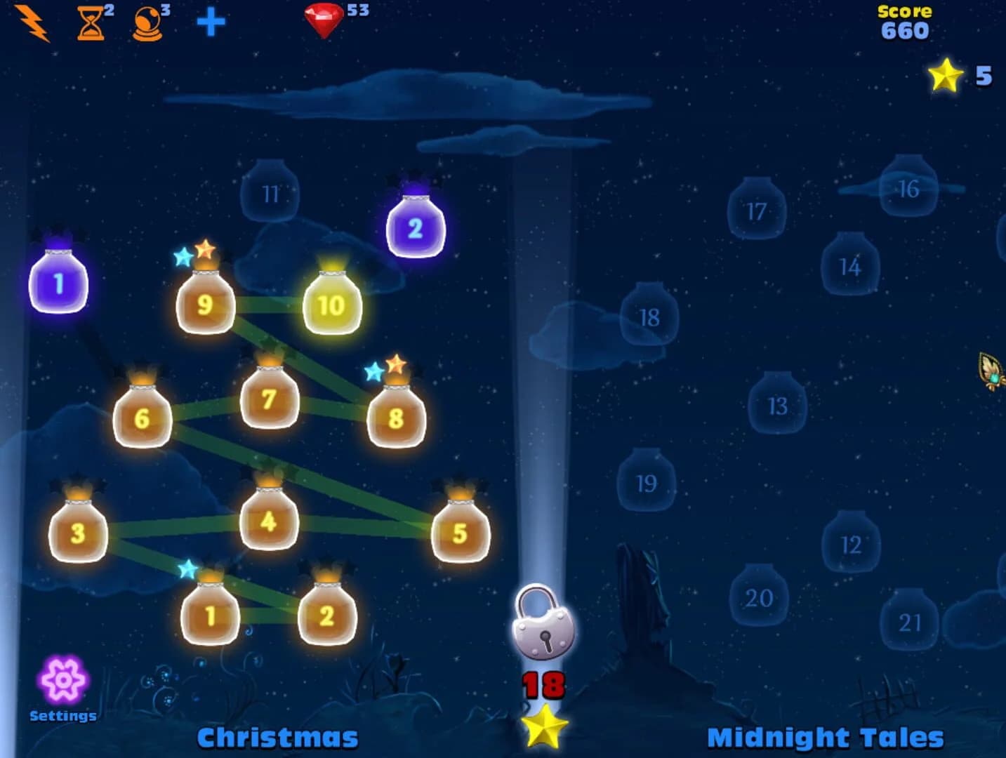 Fiber Twig: Midnight Puzzle screenshot 2