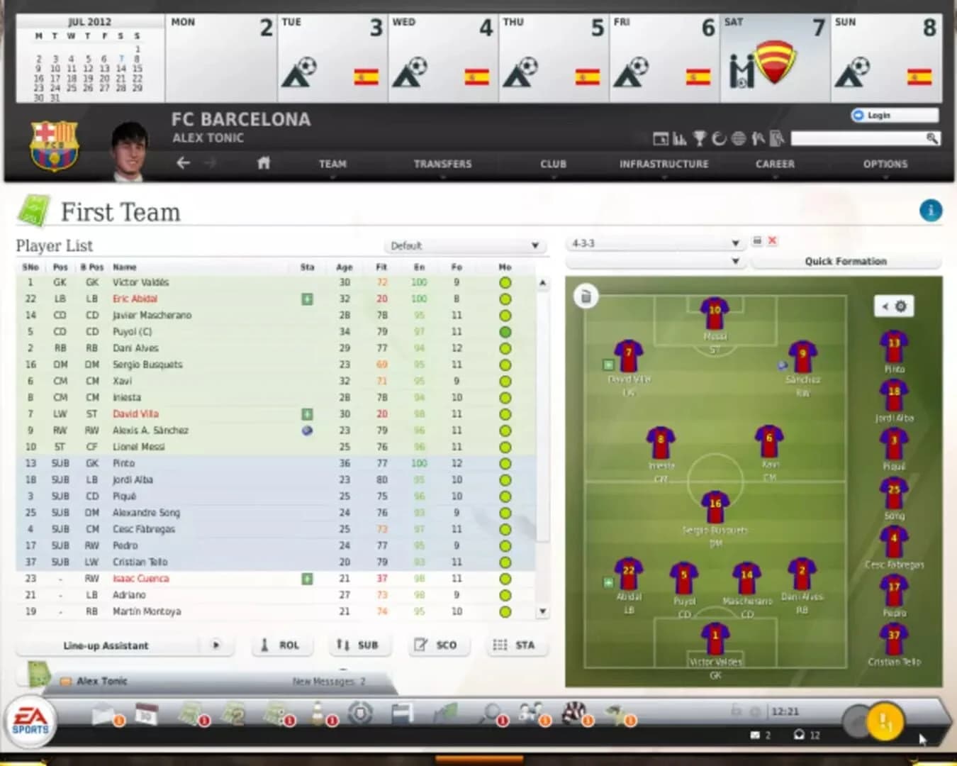 FIFA Manager 13 screenshot 1
